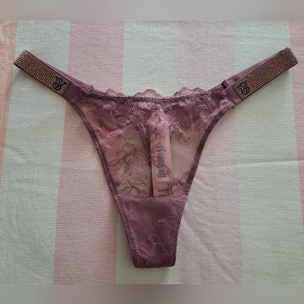 VS shine straps panty (S) NWT